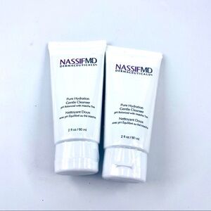 NassifMD pure hydration gentle cleanser lot of 2